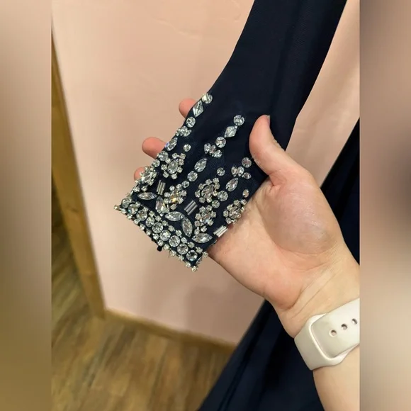 Mac Duggal Navy Blue Evening Gown - 12527 - Picture 5 of 5